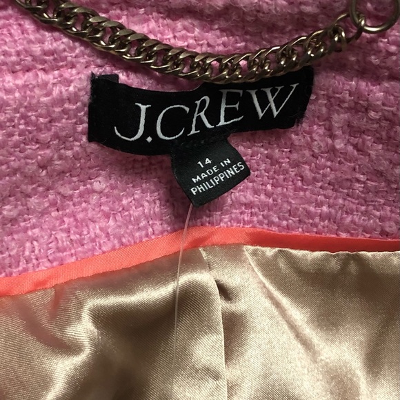 🆕{J.Crew} Collarless Lady Jacket in Maritime Tweed - Picture 4 of 10